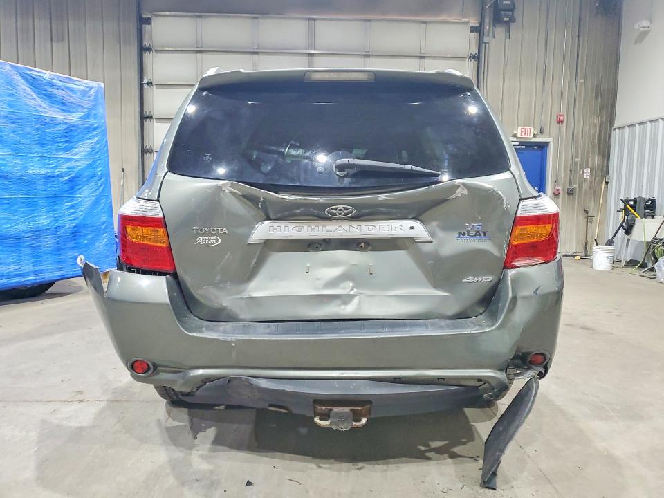 2009 Toyota Highlander VIN JTEES42A692143206 COPART salvage auction — FRONT END, Nh - Cert Of Title-Salvage, sold $150 on 2026-07-30 (photo 6)