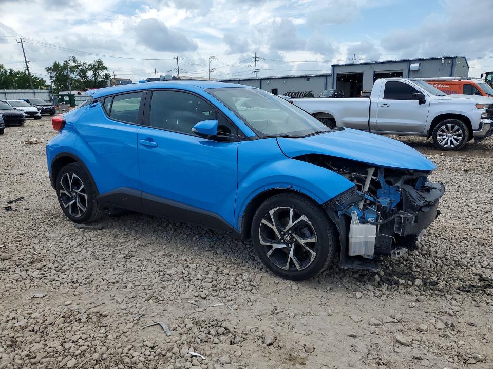 2019 Toyota C-hr VIN JTNKHMBX9K1022428 COPART salvage auction — FRONT END, Il - Salvage Certificate, sold $300 on 2026-07-29 (photo 4)