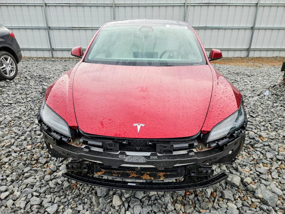 2025 Tesla Model 3 VIN 5YJ3E1EA9SF041012 COPART salvage auction — FRONT END, Ga - Cert Of Title-Salvage, sold $5,500 on 2026-07-23 (photo 5)