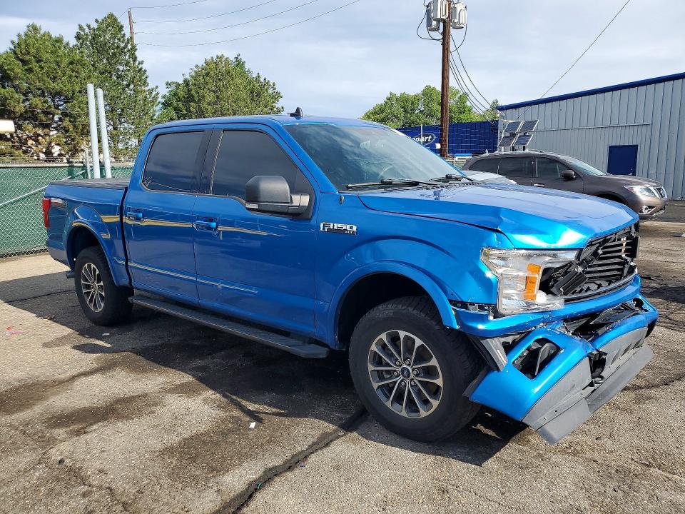 2020 Ford F-150 VIN 1FTEW1E41LKF17208 COPART salvage auction — FRONT END, Co - Public - Salvage Title, sold $11,400 on 2026-07-09 (photo 4)