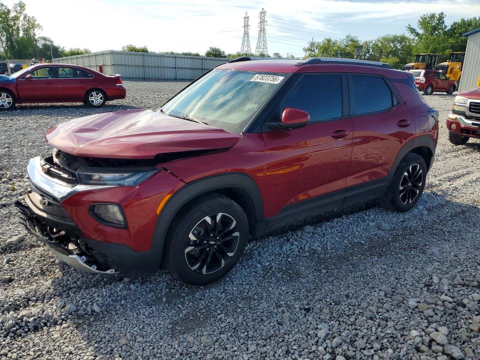 2021 Chevrolet Trailblazer VIN KL79MPSL2MB022987 COPART salvage auction — FRONT END, Oh - Certificate Of Title (P), sold $3,800 on 2026-07-28 (photo 1)
