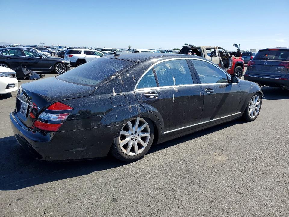 2007 Mercedes-benz S-klasse VIN WDDNG71X07A118484 COPART salvage auction — FRONT END, Ca - Salvage Certificate, sold $775 on 2026-07-08 (photo 3)