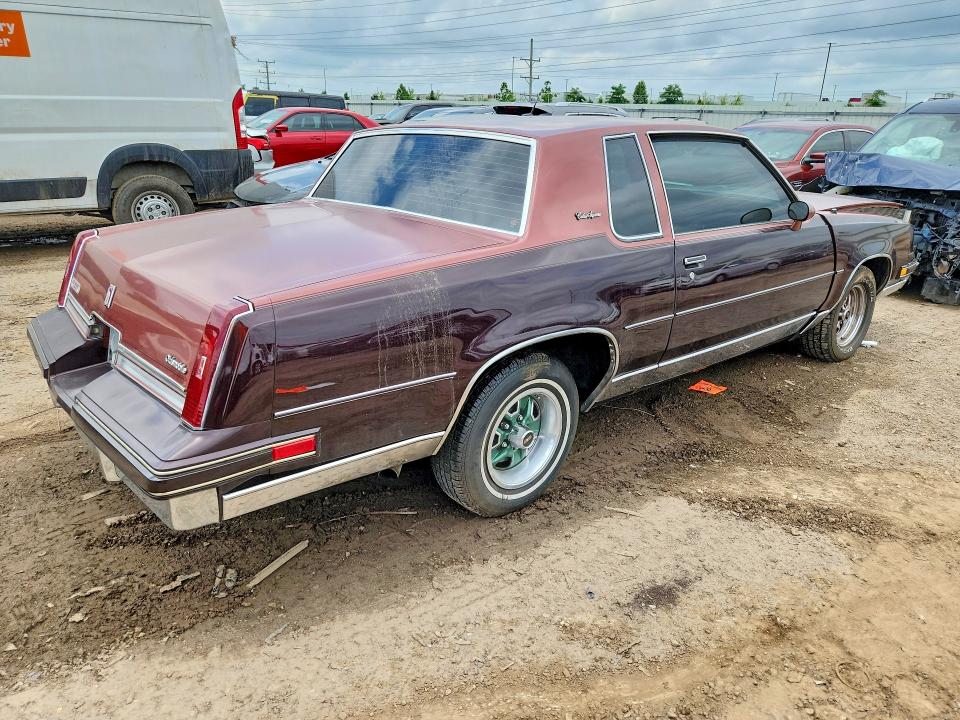 1986 Oldsmobile Cutlass VIN 1G3GR47Y9GP388497 COPART salvage auction — FRONT END, IL - SALVAGE CERTIFICATE, sold $4,350 on 2026-07-30 (photo 3)