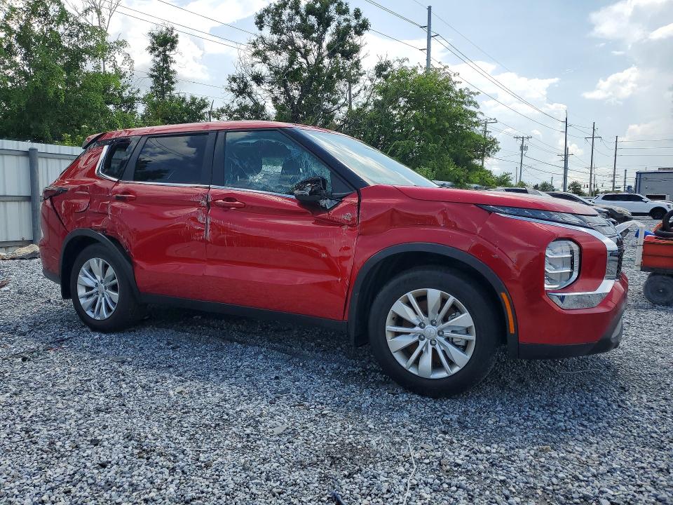 2025 Mitsubishi Outlander VIN JA4J3UA83SZ024552 COPART salvage auction — SIDE, Fl - Certificate Of Title, sold $6,700 on 2026-07-10 (photo 4)
