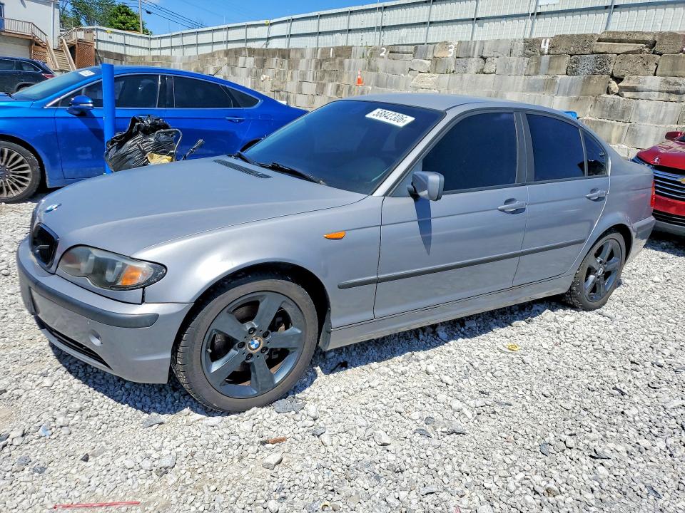 2004 BMW 3 series VIN WBAEU33494PR14011 COPART salvage auction — FRONT END, KY - CERT OF TITLE-REBUILT VEHICLE, sold $275 on 2026-07-24 (photo 1)