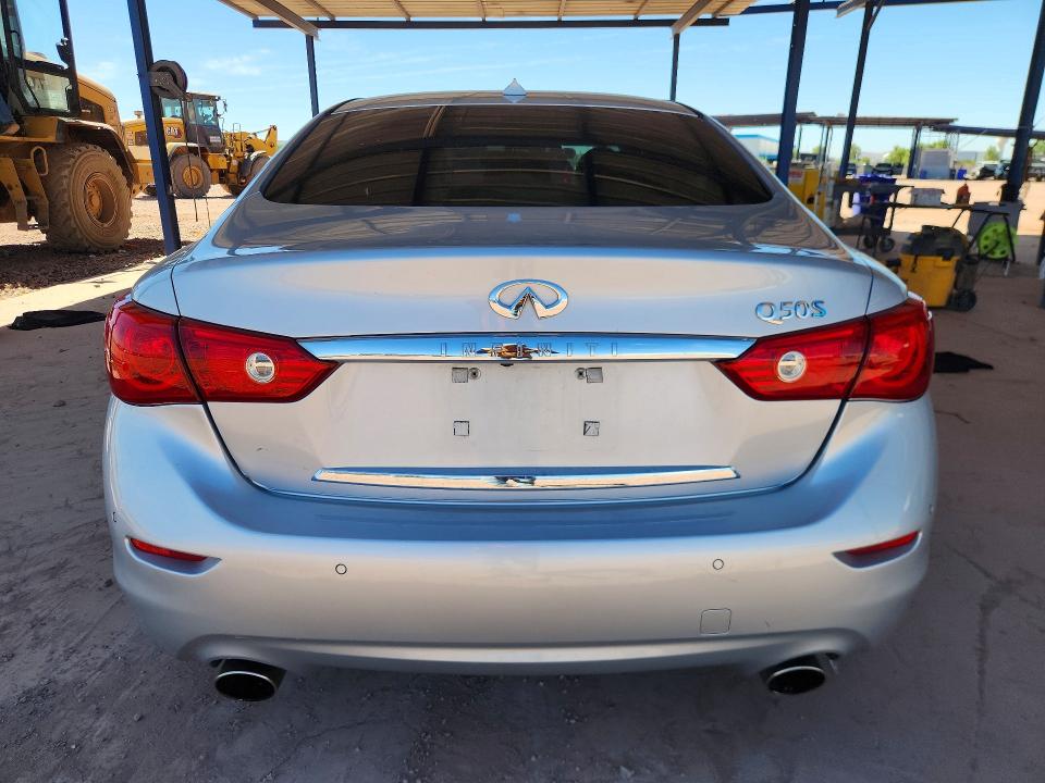 2014 Infiniti VIN JN1AV7AP5EM691720 COPART salvage auction — FRONT END, Az - Cert Of Title - Salvage, sold $175 on 2026-07-23 (photo 6)