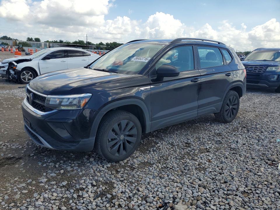 2024 Volkswagen Taos VIN 3VV5X7B21RM115372 COPART salvage auction — REAR END, Tx - Salvage Vehicle Title, sold $5,899 on 2026-08-02 (photo 1)