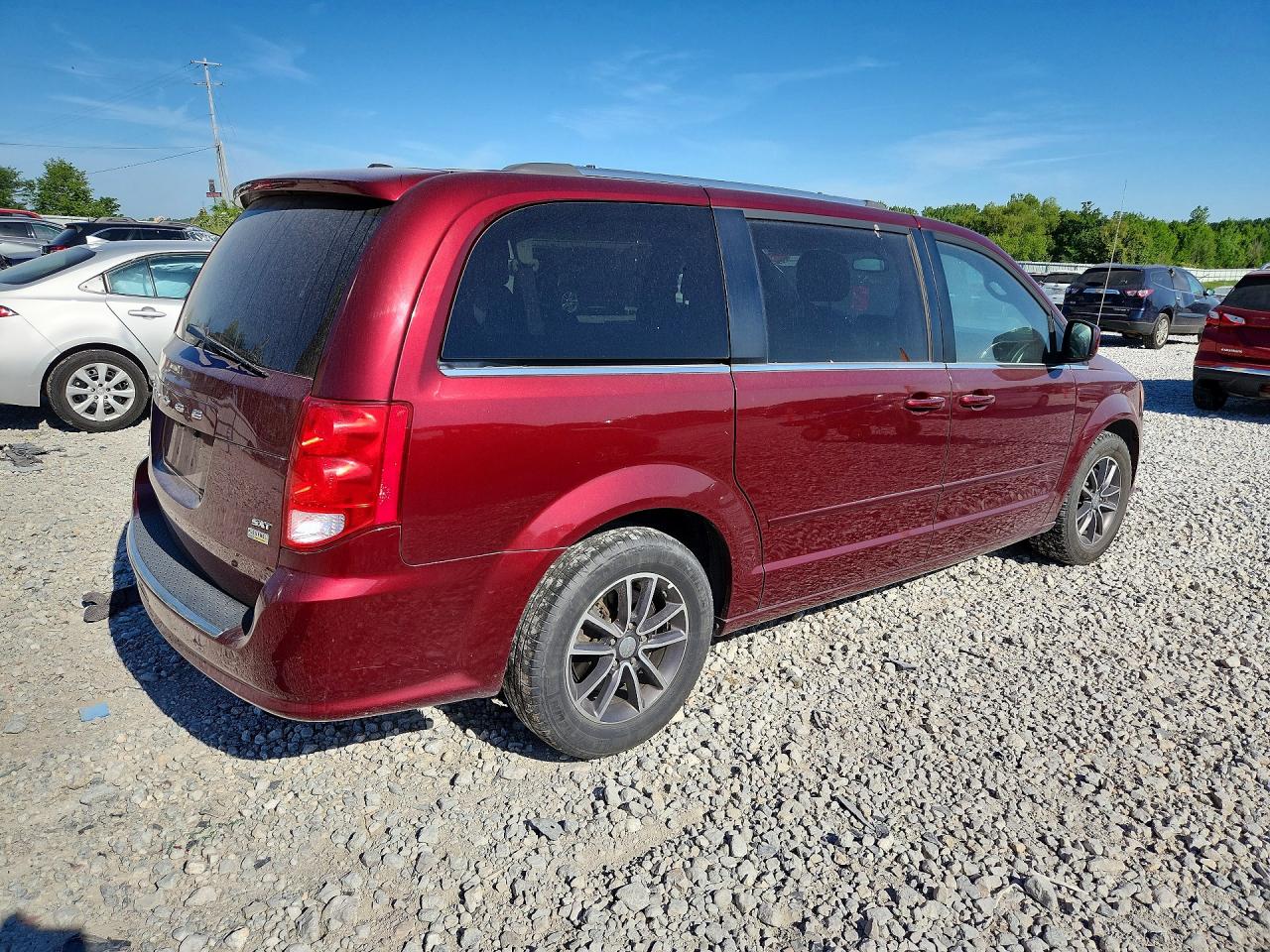 2017 Dodge Grand Caravan VIN 2C4RDGCG2HR858827 COPART salvage auction — Front End, MI - CERTIFICATE OF TITLE, sold $2,650 on 2026-07-02 (photo 3)