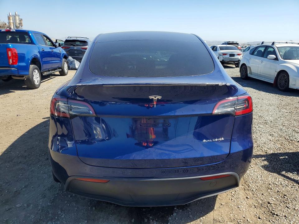 2023 Tesla Model y VIN 7SAYGDEE2PA151606 COPART salvage auction — FRONT END, Ca - Salvage Certificate, sold $8,900 on 2026-07-02 (photo 6)