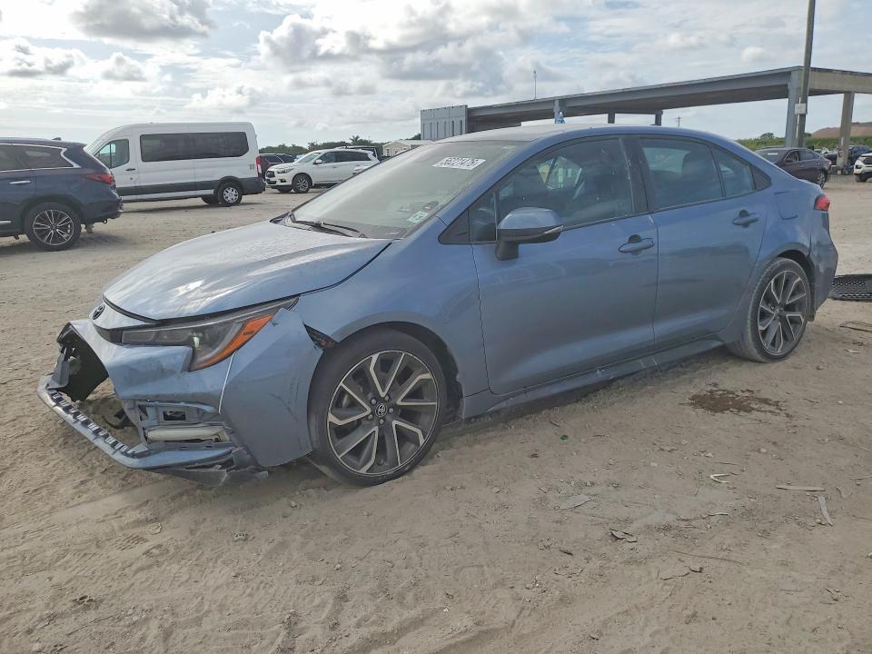2020 Toyota Corolla VIN 5YFS4RCEXLP049290 COPART salvage auction — FRONT END, Fl - Cert Of Title Slvg Rebuildable, sold $6,500 on 2026-07-07 (photo 1)