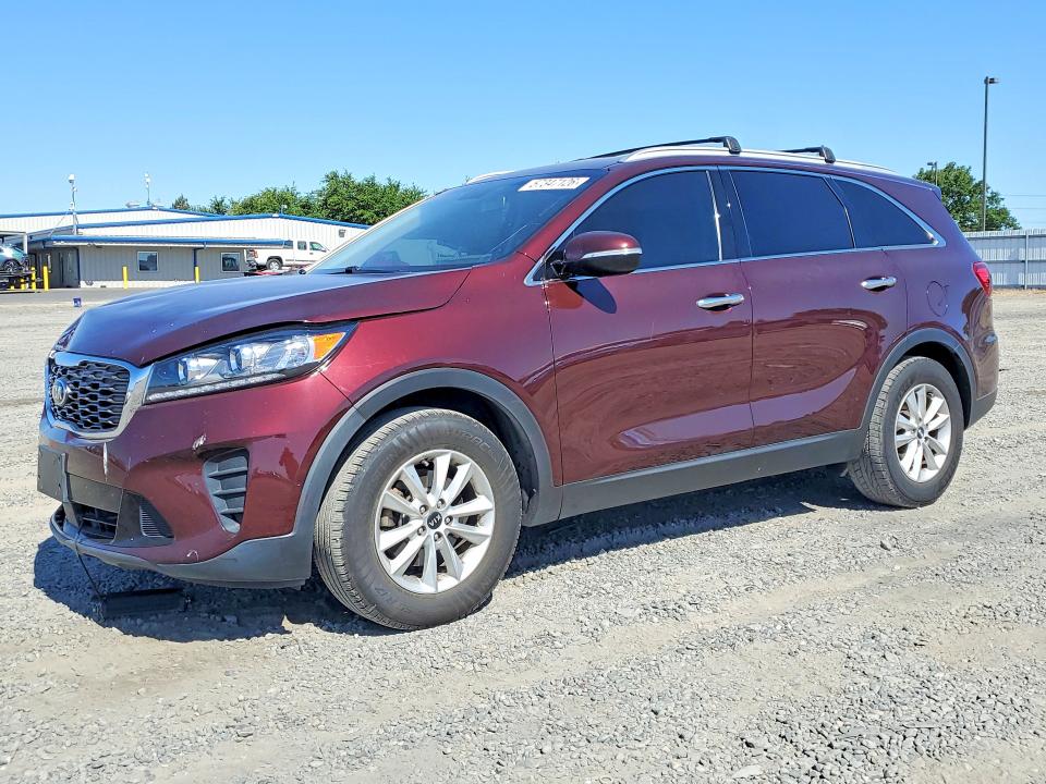 2020 Kia Sorento VIN 5XYPG4A30LG638175 COPART salvage auction — FRONT END, Ca - Salvage Certificate, sold $3,200 on 2026-07-16 (photo 1)