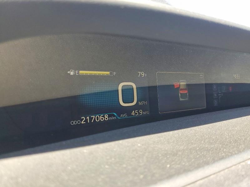 2016 Toyota Prius VIN JTDKBRFU4G3014171 COPART salvage auction — MINOR DENT/SCRATCHES, Ca - Salvage Certificate, sold $2,800 on 2026-07-16 (photo 9)