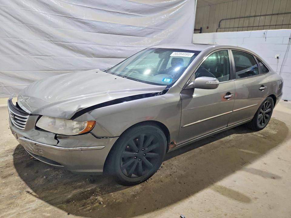 2009 Hyundai Azera VIN KMHFC46F59A371985 COPART salvage auction — FRONT END, Nh - Cert Of Title-Salvage, sold $275 on 2026-07-07 (photo 1)
