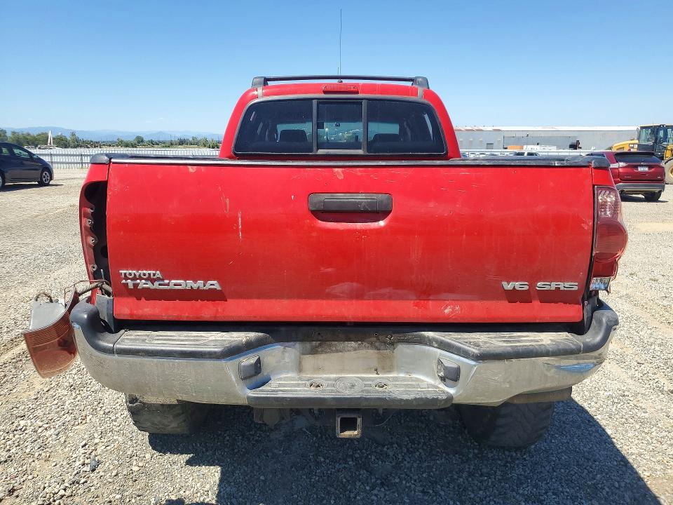 2008 Toyota Tacoma VIN 5TEMU52N38Z545200 COPART salvage auction — FRONT END, CA - SALVAGE CERTIFICATE, sold $4,350 on 2026-07-17 (photo 6)