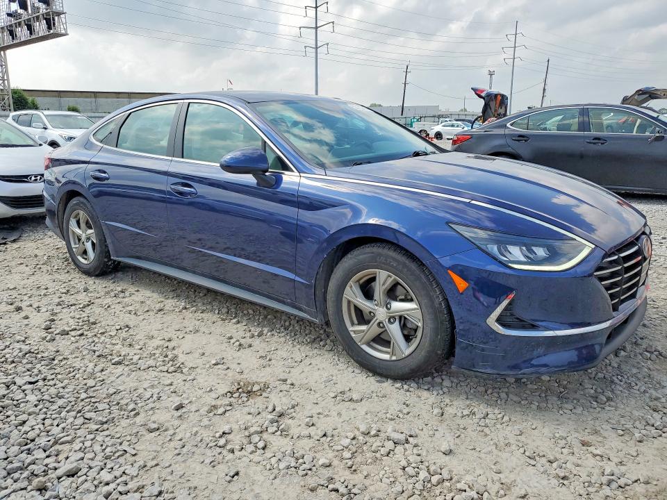 2021 Hyundai Sonata VIN 5NPEG4JA9MH111204 COPART salvage auction — REAR END, Oh - Cert Of Title-Salvage, sold $4,300 on 2026-07-07 (photo 4)