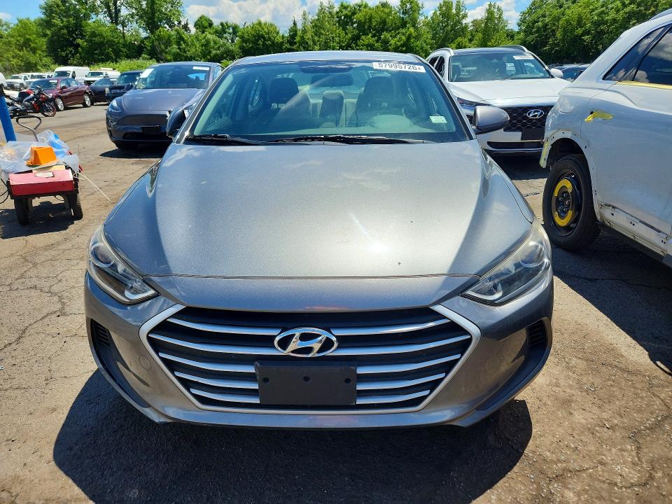 2017 Hyundai Elantra VIN KMHD74LF7HU371144 COPART salvage auction — VANDALISM, Ct - Cert Of Title-Salvage, sold $1,300 on 2026-07-28 (photo 5)