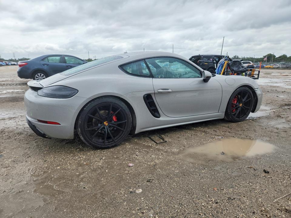 2024 Porsche Cayman VIN WP0AB2A83RK264104 COPART salvage auction — UNDERCARRIAGE, Fl - Certificate Of Destruction, sold $35,000 on 2026-07-16 (photo 3)