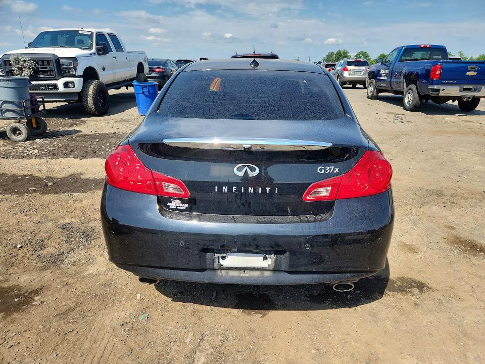 2013 Infiniti G VIN JN1CV6AR5DM769268 COPART salvage auction — SIDE, Pa - Certificate Of Salvage, sold $275 on 2026-07-31 (photo 6)