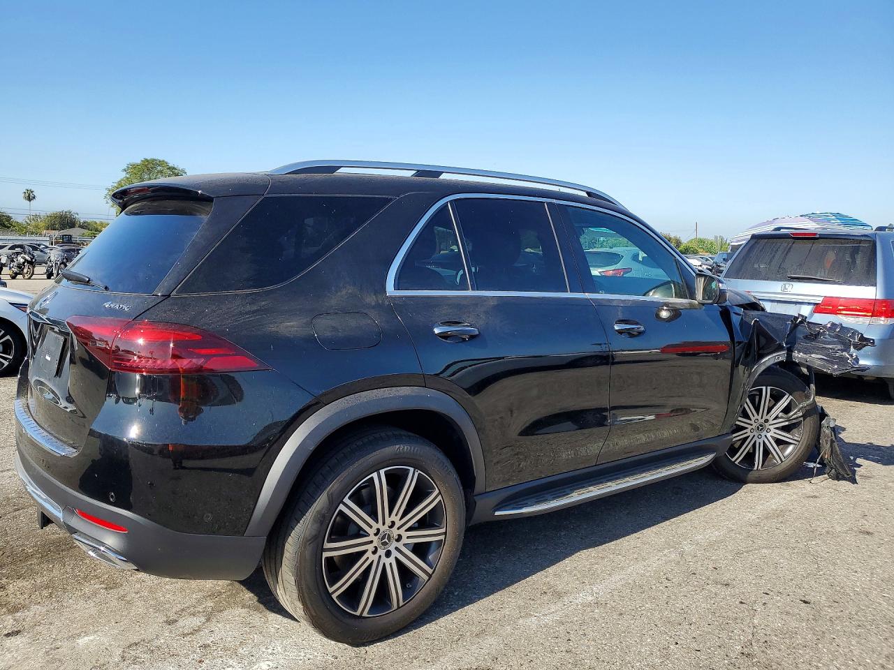 2025 Mercedes-Benz GLE-Class VIN 4JGFB4GB9SB347946 COPART salvage auction — Front End, CA - SALVAGE CERTIFICATE, sold $25,000 on 2026-07-10 (photo 3)