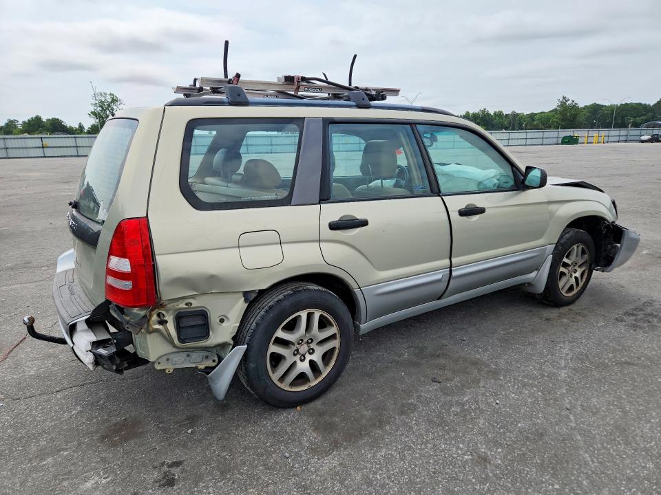 2005 Subaru Forester VIN JF1SG67625H708041 COPART salvage auction — FRONT END, Nc - Salvage Certificate Of Title, sold $250 on 2026-07-28 (photo 3)