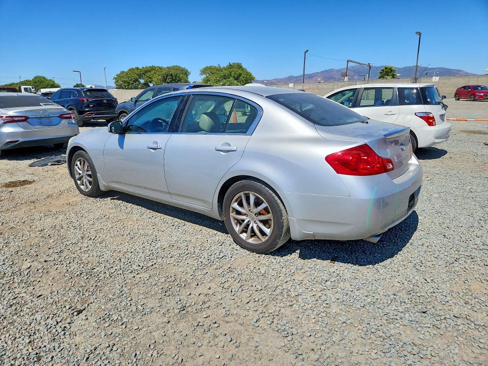 2007 Infiniti G35 VIN JNKBV61F77M807228 COPART salvage auction — MINOR DENT/SCRATCHES, CA - SALVAGE CERTIFICATE, sold $750 on 2026-07-24 (photo 2)