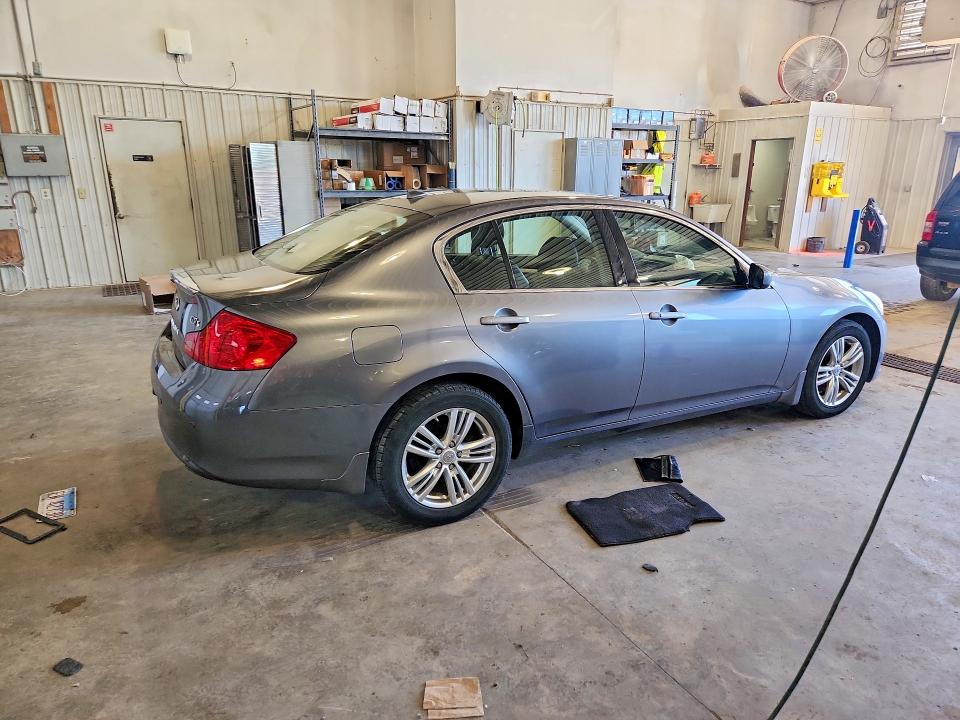 2013 Infiniti G VIN JN1CV6AR7DM357160 COPART salvage auction — UNDERCARRIAGE, MO - SALVAGE CERTIFICATE OF TITLE, sold $350 on 2026-07-28 (photo 3)