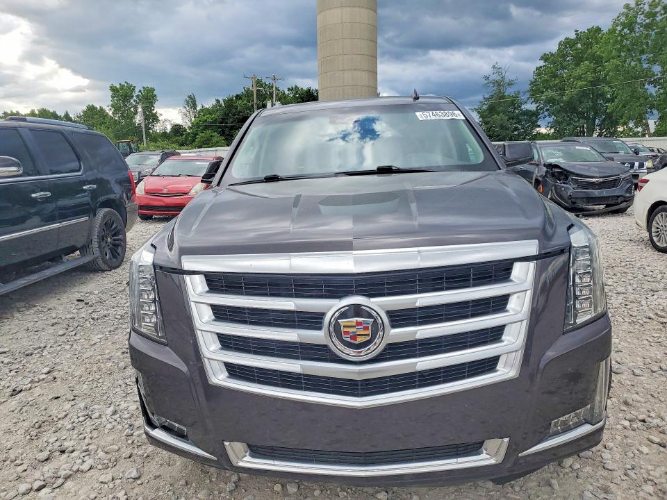 2015 Cadillac Escalade VIN 1GYS4BKJ8FR308675 COPART salvage auction — FRONT END, Mi - Certificate Of Title, sold $10,600 on 2026-07-23 (photo 5)