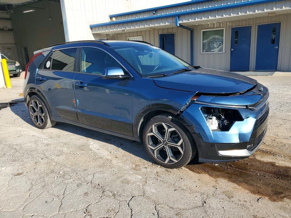 2023 Kia Niro VIN KNDCR3LE0P5037929 COPART salvage auction — FRONT END, Wv - Salvage Certificate, sold $7,500 on 2026-07-30 (photo 4)