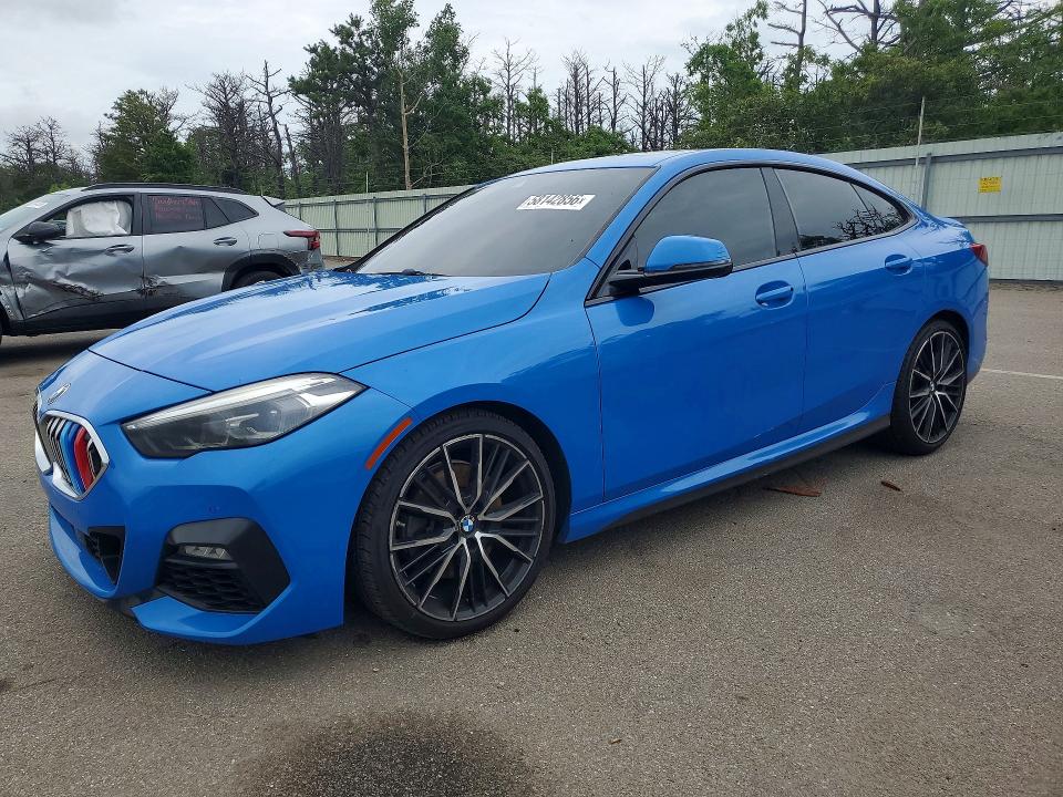 2021 BMW 2er VIN WBA73AK0XM7G99918 COPART salvage auction — REAR END, Ny - Mv-907A Salvage Certificate, sold $9,200 on 2026-07-20 (photo 1)