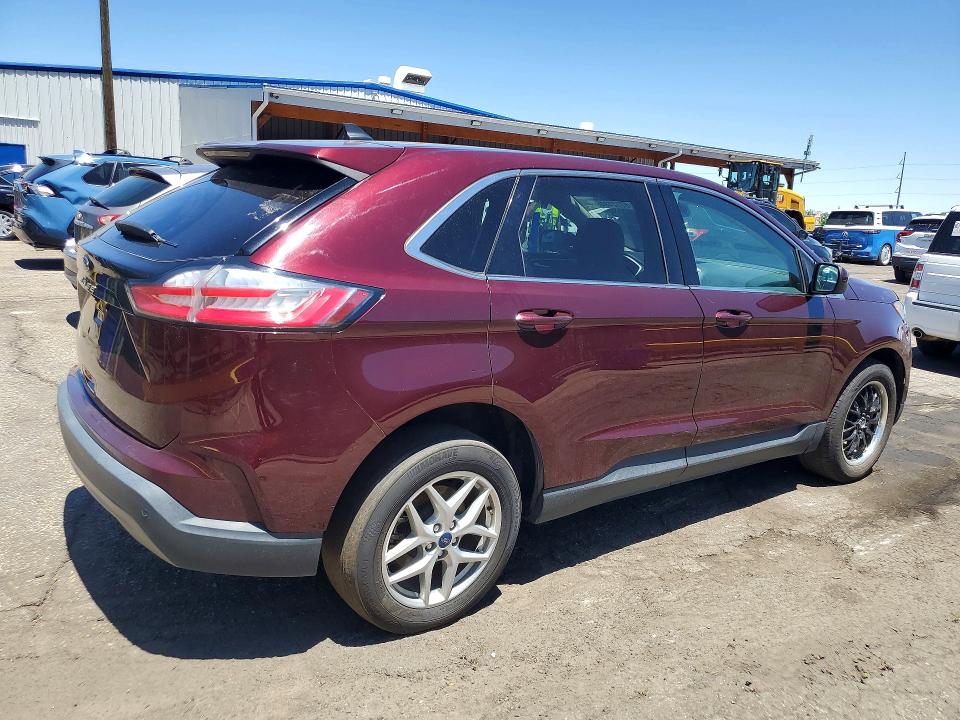 2021 Ford VIN 2FMPK3J91MBA21396 COPART salvage auction — HAIL, Co - Dis/Dlr/Exp Only Clean Title, sold $4,900 on 2026-07-03 (photo 3)