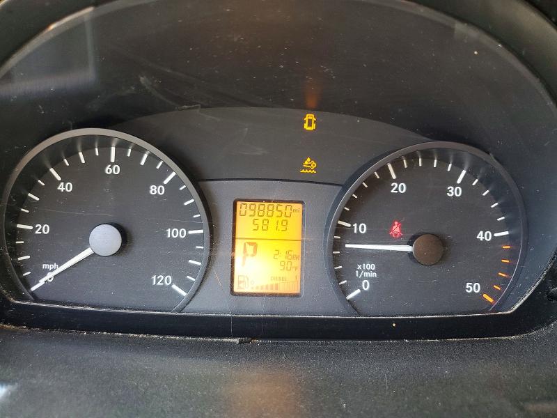 2018 Mercedes-benz Sprinter VIN WD3PE7CD2JP635182 COPART salvage auction — ROOF, Ga - Cert Of Title-Salvage, sold $1,250 on 2026-07-28 (photo 9)