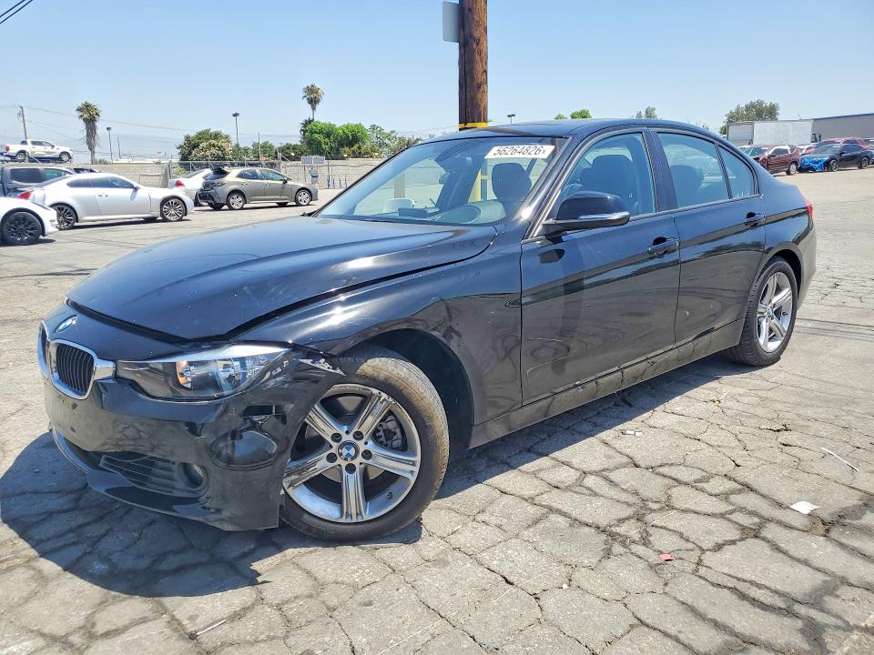 2013 BMW 3er VIN WBA3C1G55DNR48086 COPART salvage auction — FRONT END, Ca - Salvage Certificate, sold $1,950 on 2026-07-09 (photo 1)
