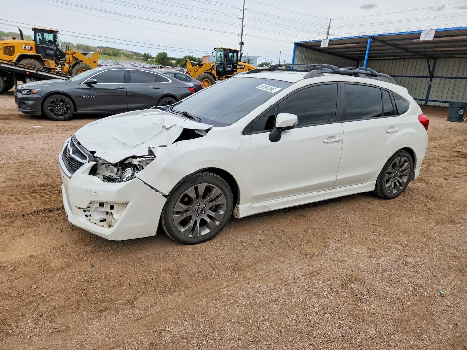 2015 Subaru Impreza VIN JF1GPAT63FH231281 COPART salvage auction — FRONT END, Co - Salvage Title, sold $325 on 2026-07-16 (photo 1)