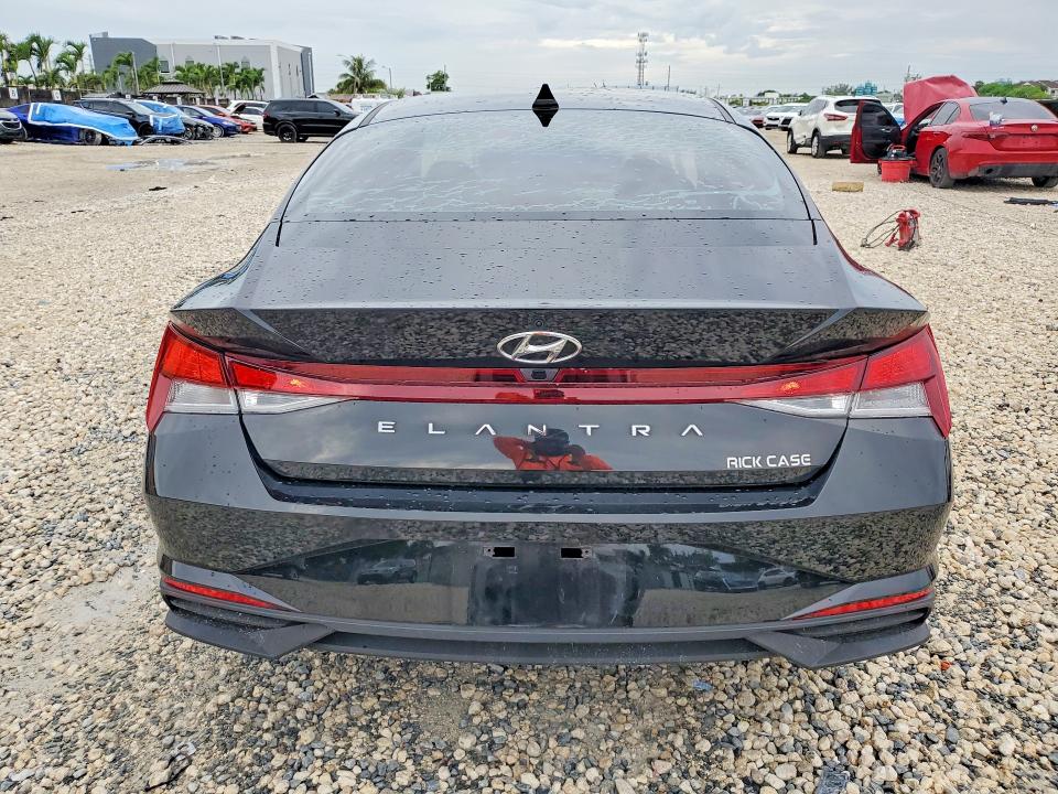 2021 Hyundai Elantra VIN 5NPLS4AG6MH017842 COPART salvage auction — SIDE, Fl - Certificate Of Destruction, sold $3,500 on 2026-07-10 (photo 6)