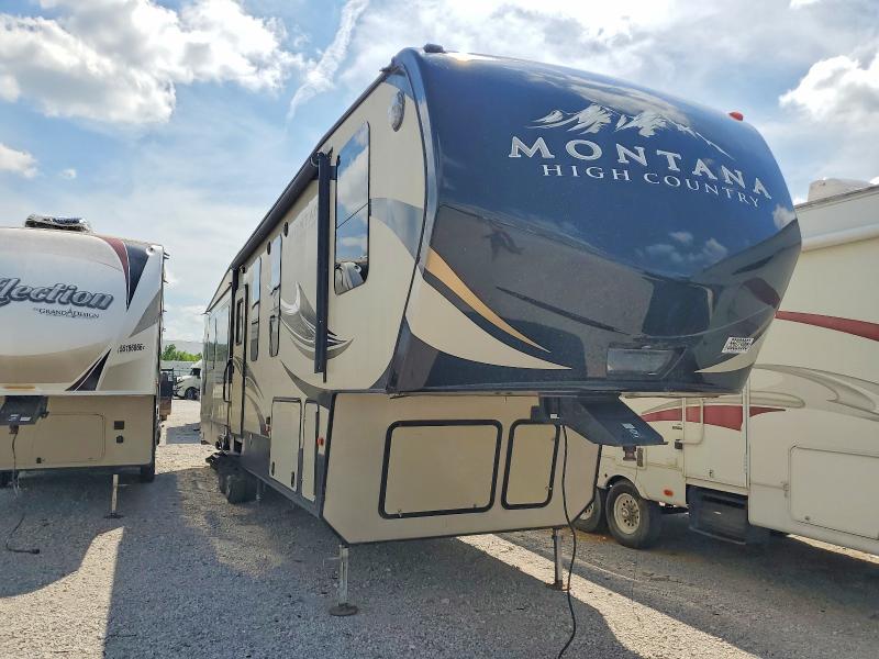2016 Keystone Montana VIN 4YDF37028GA741039 COPART salvage auction — HAIL, OK - CERT OF TITLE-SALVAGE, sold $10,000 on 2026-07-16 (photo 1)