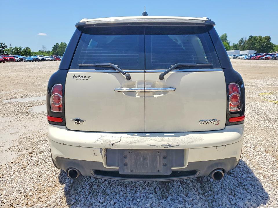 2012 Mini Cooper VIN WMWZG3C51CTY37500 COPART salvage auction — HAIL, Mo - Salvage Certificate Of Title, sold $550 on 2026-07-06 (photo 6)