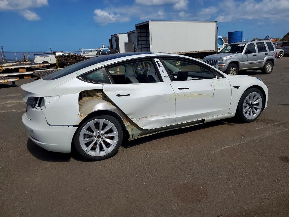 2023 Tesla Model 3 VIN 5YJ3E1EA6PF519586 COPART salvage auction — REAR END, Hi - Certificate Of Salvage, sold $5,100 on 2026-07-27 (photo 3)