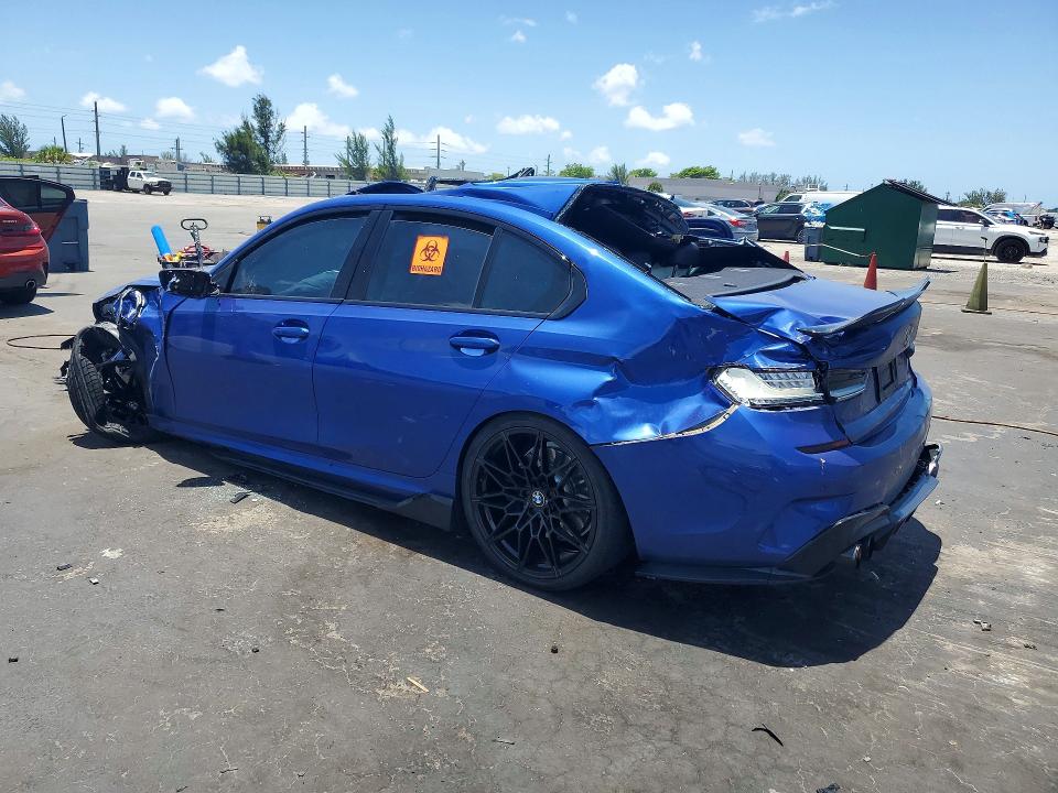 2020 BMW M340i VIN WBA5U7C06LFH54536 COPART salvage auction — ALL OVER, FL - CERTIFICATE OF DESTRUCTION, sold $950 on 2026-07-27 (photo 2)