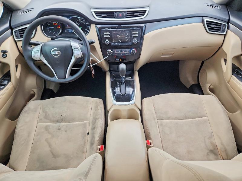 2016 Nissan Rogue VIN KNMAT2MT5GP593531 COPART salvage auction — FRONT END, Tx - Salvage Vehicle Title, sold $700 on 2026-07-13 (photo 8)