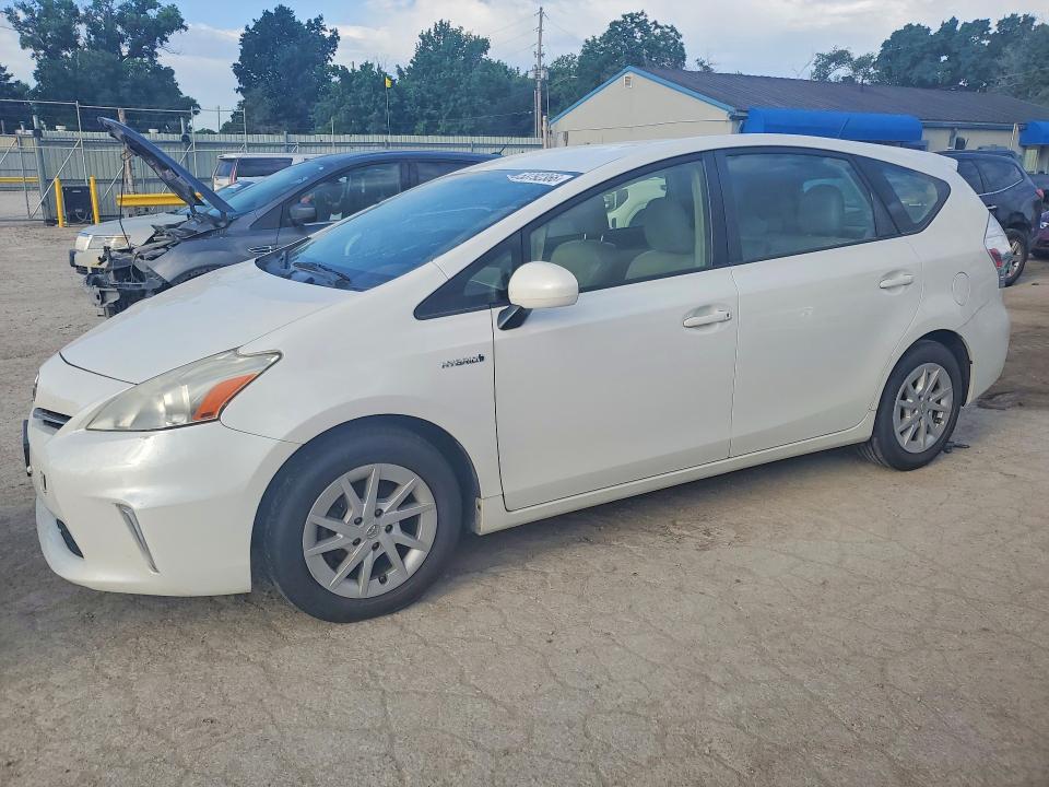2012 Toyota Prius VIN JTDZN3EU0C3185319 COPART salvage auction — HAIL, KS - CERT OF TITLE-SALVAGE, sold $3,100 on 2026-07-20 (photo 1)