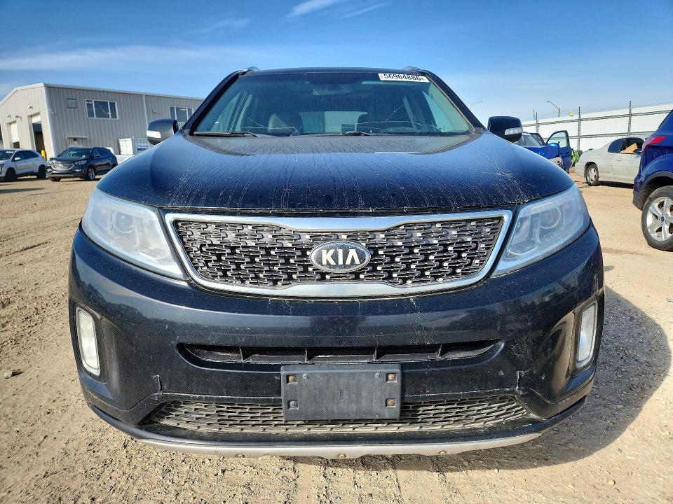 2014 Kia Sorento VIN 5XYKWDA70EG492007 COPART salvage auction — REAR END, AB - BOS - SALVAGE, sold $975 on 2026-07-02 (photo 5)
