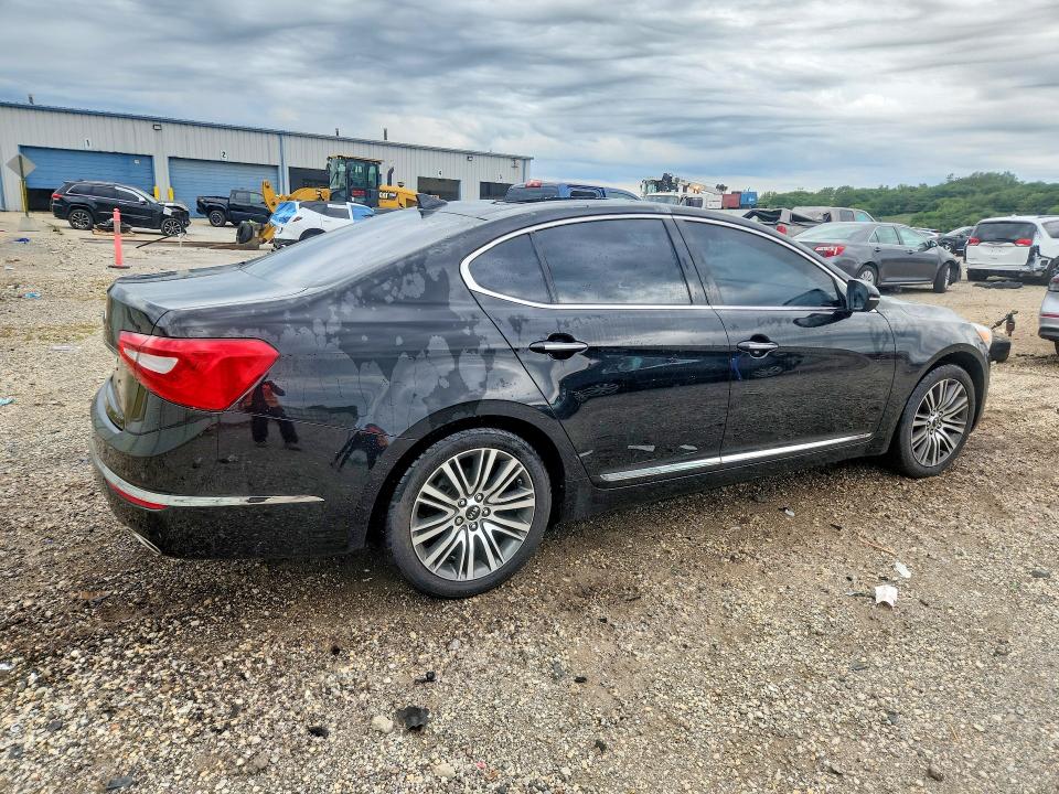 2014 Kia Cadenza VIN KNALN4D75E5165949 COPART salvage auction — HAIL, Il - Salvage Certificate, sold $1,850 on 2026-07-29 (photo 3)