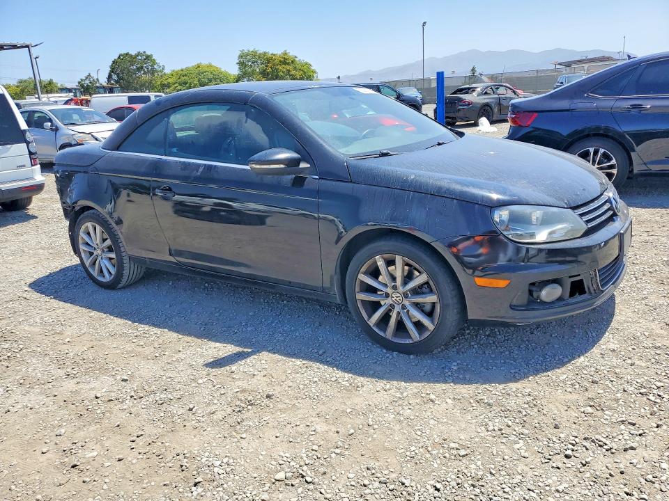 2012 Volkswagen Eos VIN WVWBW7AH4CV018948 COPART salvage auction — REAR END, Ca - Salvage Certificate, sold $1,150 on 2026-08-11 (photo 4)