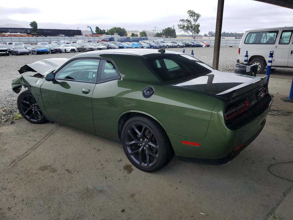 2021 Dodge VIN 2C3CDZBT5MH607160 COPART salvage auction — FRONT END, Ca - Salvage Certificate, sold $9,600 on 2026-07-09 (photo 2)