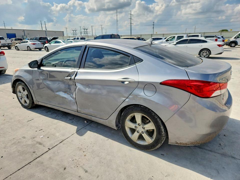 2013 Hyundai VIN KMHDH4AE4DU736381 COPART salvage auction — SIDE, Tx - Salvage Vehicle Title, sold $975 on 2026-07-31 (photo 2)