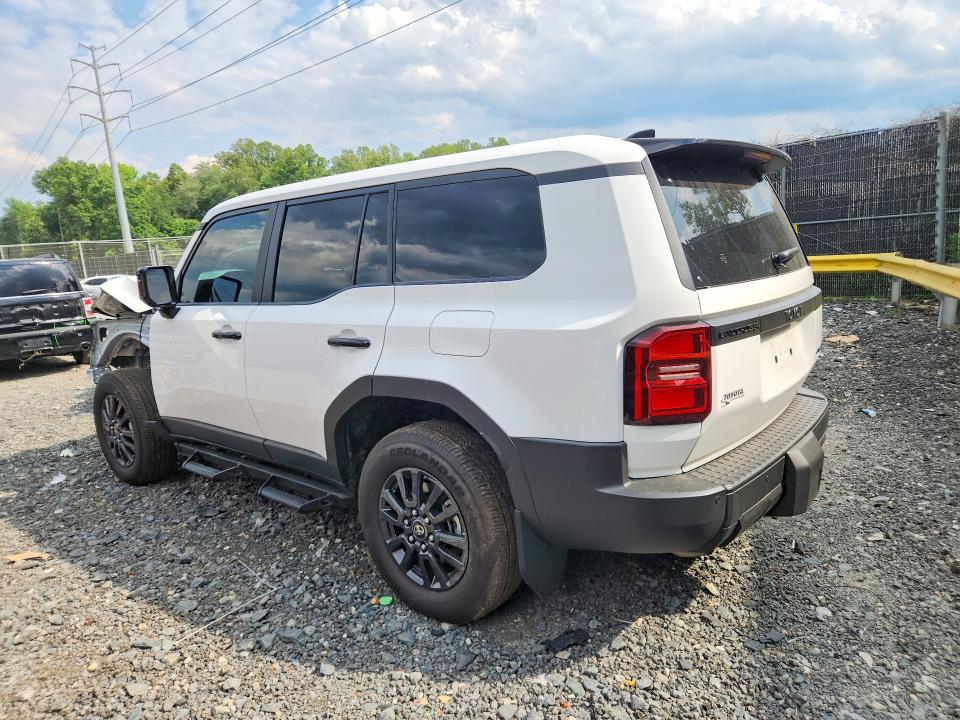 2025 Toyota Land cruiser VIN JTEABFAJ1SK033892 COPART salvage auction — FRONT END, Md - Cert Of Salvage > 75% Damage, sold $27,500 on 2026-08-28 (photo 2)