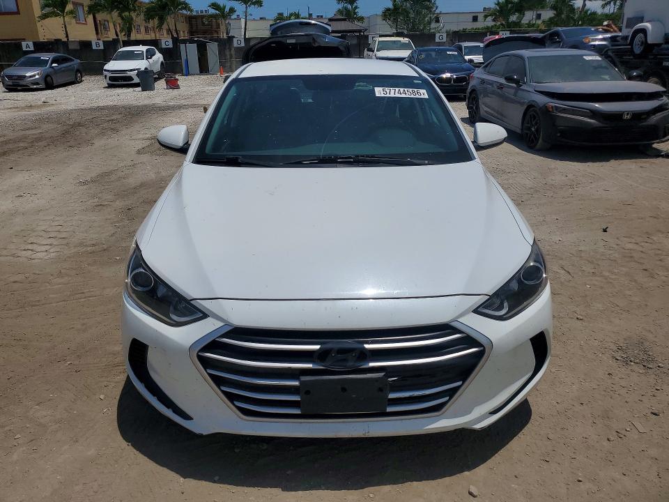 2017 Hyundai Elantra VIN 5NPD84LF8HH044019 COPART salvage auction — MINOR DENT/SCRATCHES, Fl - Certificate Of Title, sold $2,400 on 2026-07-02 (photo 5)