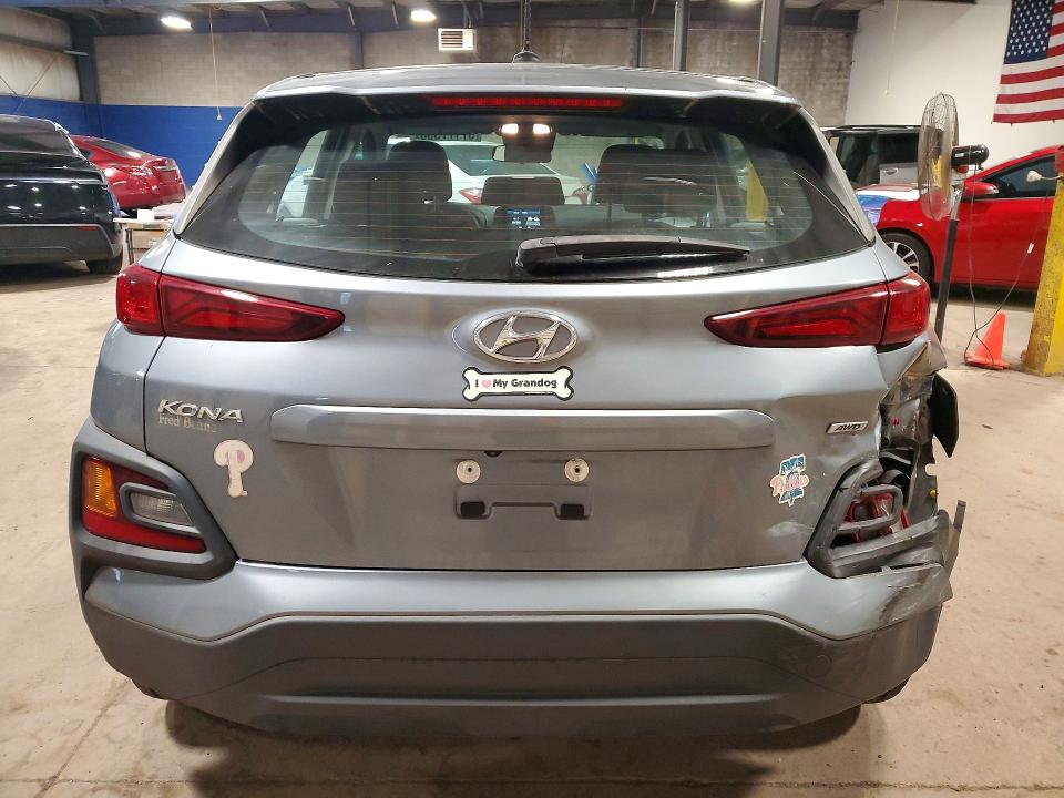 2021 Hyundai VIN KM8K1CAA6MU661699 COPART salvage auction — REAR END, Pa - Certificate Of Salvage, sold $5,500 on 2026-07-06 (photo 6)