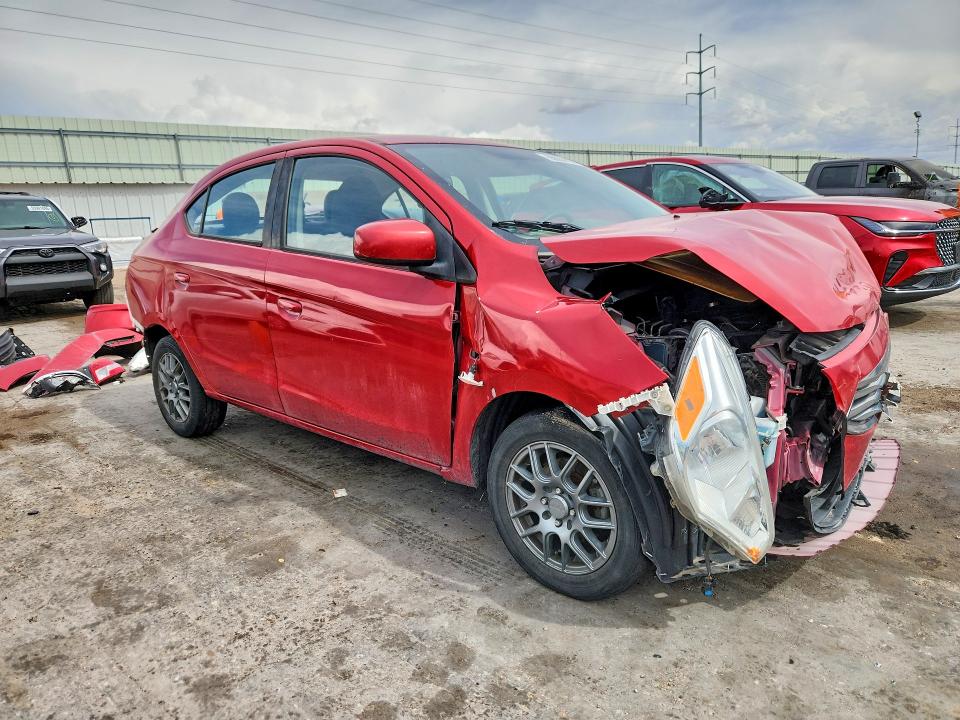 2018 Mitsubishi Mirage VIN ML32F3FJ8JHF12512 COPART salvage auction — REAR END, Nm - Non-Repairable Vehicle Cert, sold $175 on 2026-07-27 (photo 4)