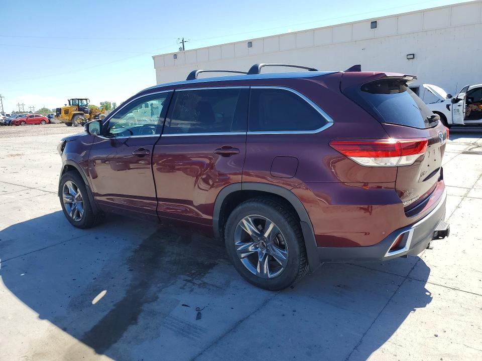 2017 Toyota Highlander VIN 5TDDZRFHXHS394981 COPART salvage auction — FRONT END, Ut - Salvage Certificate, sold $13,000 on 2026-07-20 (photo 2)